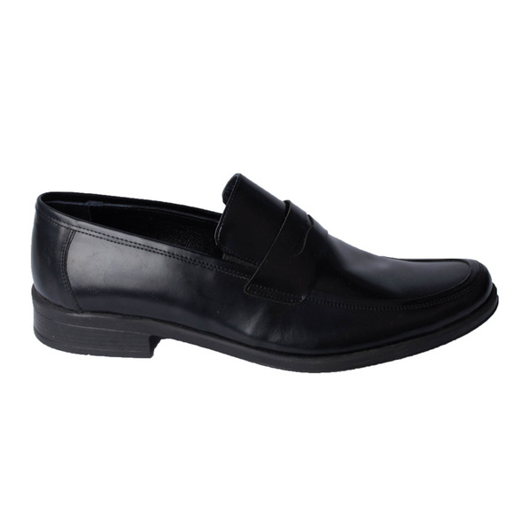 DIVARESE BLACK LOAFERSMENS SIZE 41